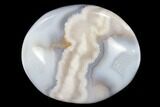 1.5 to 2" Polished Flower Agate Pebble - 1 Piece - Photo 8